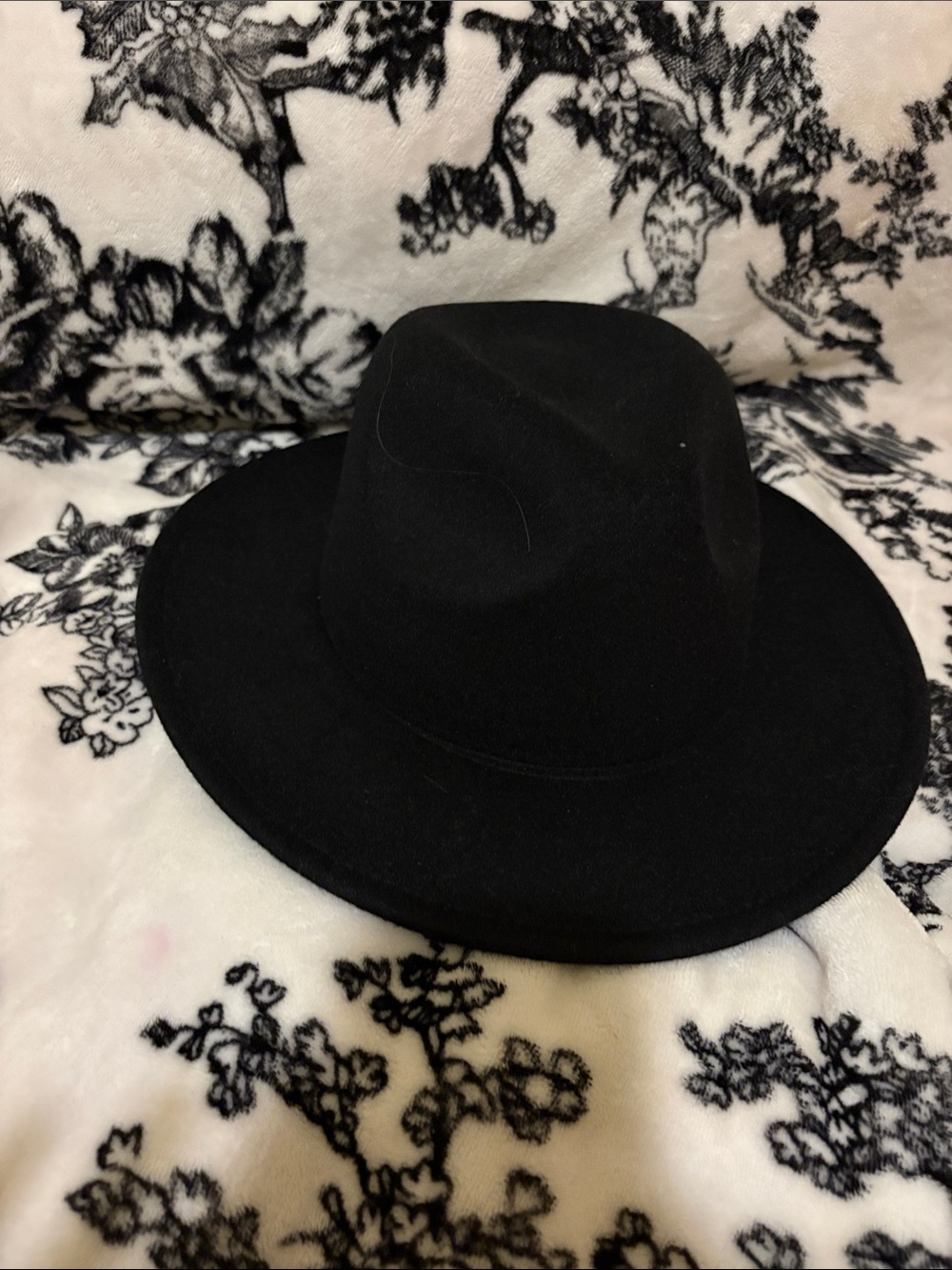 Celestial Women’s Black Wide-Brim Fedora Hat
